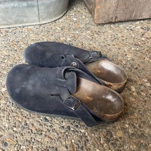 Birkenstock Boston Suede Leather Clog